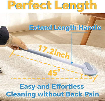 4-in-1 Long Handle Pet Hair Remover Brush for Dogs and Cats