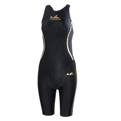 YINGFA Sharkskin Knee-Length Racing Swimsuit