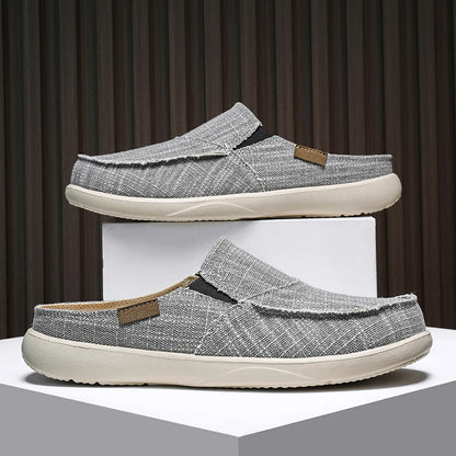 Men’s Summer Canvas Loafers – Lightweight Breathable Slip-On Shoes