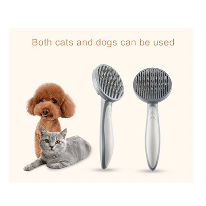Self-Cleaning Pet Grooming Brush for Dogs & Cats