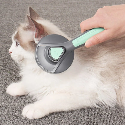 Self-Cleaning Pet Grooming Brush for Dogs & Cats