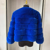 Women's High-Quality Faux Fox Fur Coat