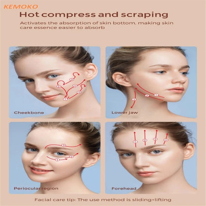 EMS Vibration Heating Face Roller – Skin Tightening & Rejuvenation