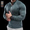 Men's Quick-Dry Long-Sleeve Gym T-Shirt