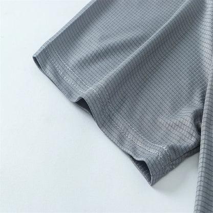 Summer Ice Silk Quick Dry Men's T-Shirt