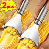 Stainless Steel Corn Peeler - Serrated Corn Stripper Cutter