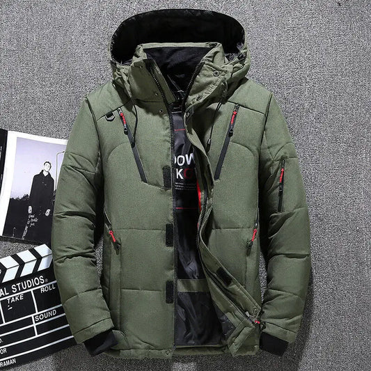 Winter Fashion Thicken Men Parkas Coats with Hood