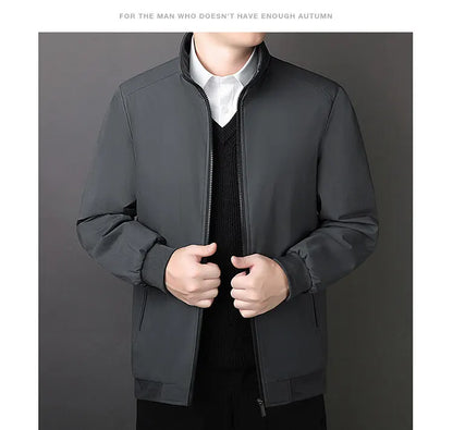 Plus Size Plush Thick Coat with Stand Collar