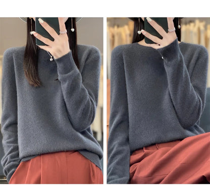 Luxurious 100% Merino Wool Cashmere Women's Sweater