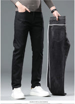 HIQOR Men's Fleece-Lined Winter Pants