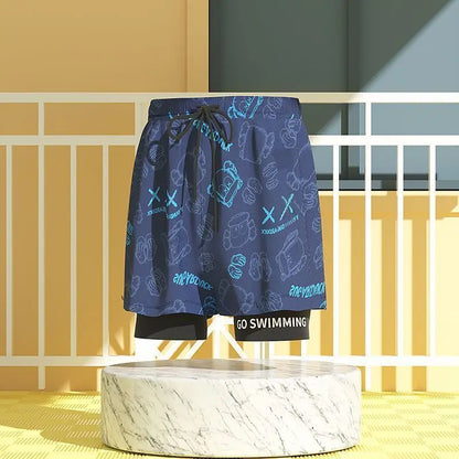 Men’s Quick Dry Swim Trunks with Liner for Beach & Poolwear