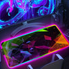 RGB Hexagon Gaming Mouse Pad - Luminous, Anti-Skid Geometric Desk Mat