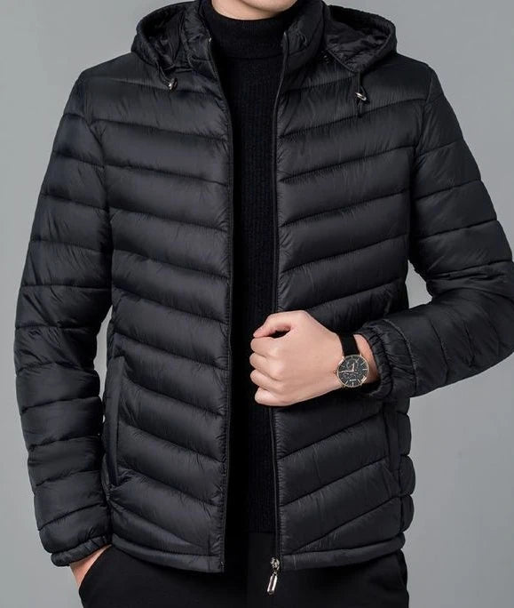 Lightweight Down Puffer Jacket – Casual Winter Padding Coat