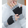 Men’s Winter Fingerless Knitted Gloves