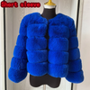 Women's High-Quality Faux Fox Fur Coat