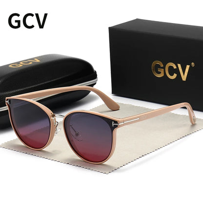 2025 Cat Eye Polarized Sunglasses for Women Ultralight Luxury Fashion Shades