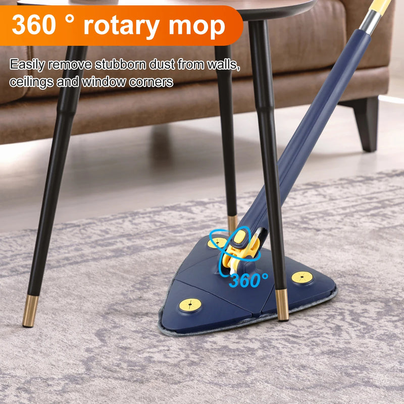 360° Rotatable Self-Wringing Triangle Mop