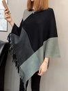 Elegant Ladies Poncho Cape Sweater