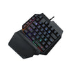 RGB One-Handed 39-Key Gaming Keyboard with Ergonomic Design