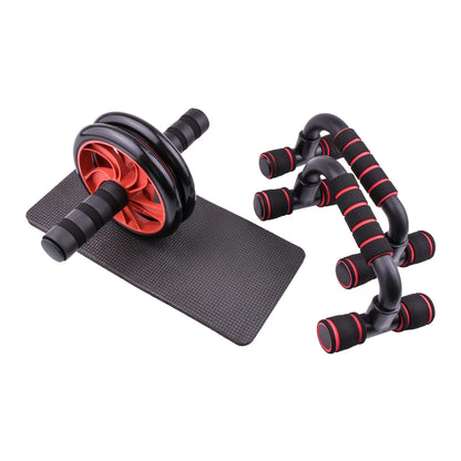 Silent Ab Roller & Jump Rope Set for Total Body Workout