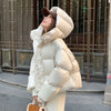 Women’s Hooded Puff-Feel Winter Jacket, Korean Fashion