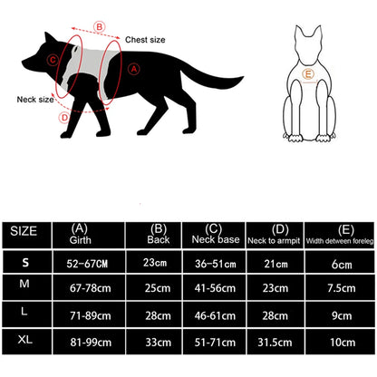 K9 Tactical Military Dog Vest and Leash Set