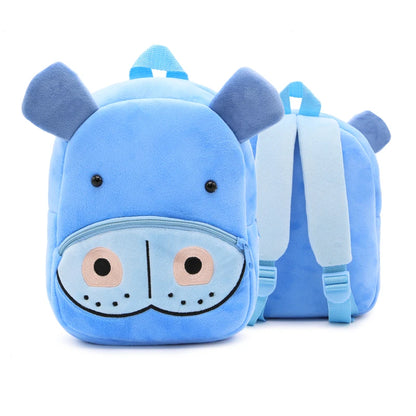 Cute Cartoon Animal Plush Backpack for Kindergarten Kids