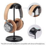 Sturdy Curved Headphone Stand with Storage Tray