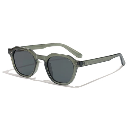 Retro Polarized Sunglasses for Men and Women with Ultralight TR90 Frame
