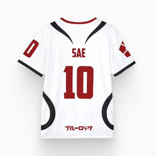 Men’s Blue Lock Sae Itoshi Anime Jersey – Oversized 3D Print T-Shirt