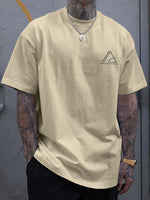 Creative Geometric Print Men's T-Shirt