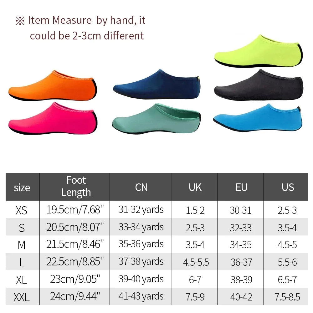 Quick-Dry Barefoot Water Shoes for Swimming, Surfing, Yoga, Beach Use