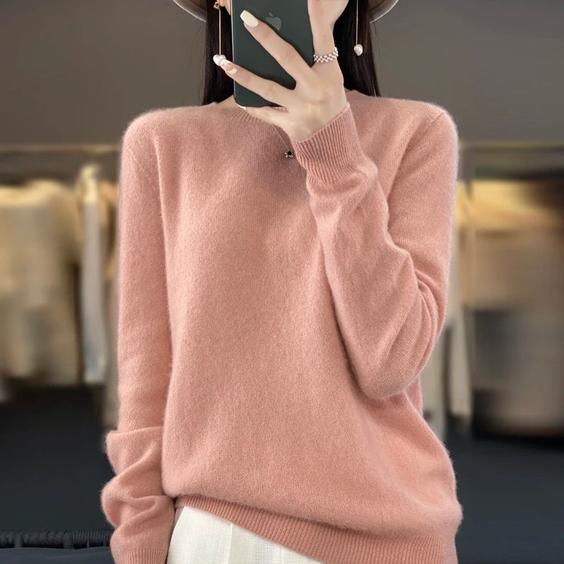 Luxurious 100% Merino Wool Cashmere Women's Sweater