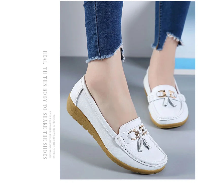 Women’s Slip-On Sports Shoes with Low Heels