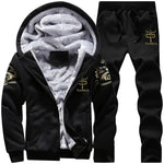 Winter Men's Hooded Tracksuit Set