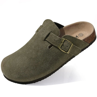 Unisex Soft Cork Clogs with Arch Support – Retro Comfort Slippers