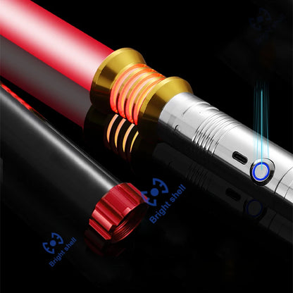 RGB Metal Lightsaber Laser Sword – 15 Color Change with Sound Effects