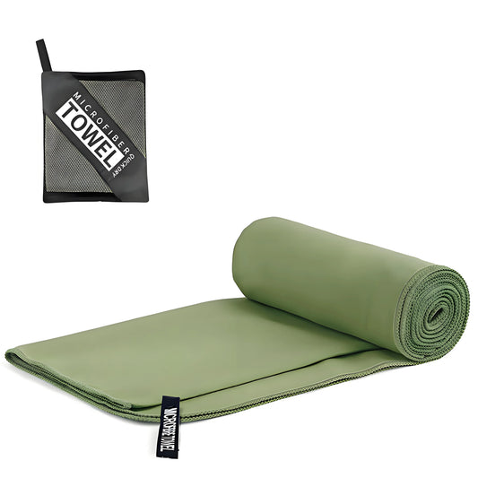 Quick-Dry Microfiber Travel Towel 40x80cm for Gym, Beach, and Camping