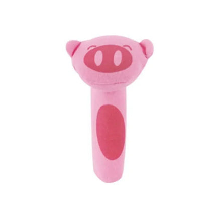 Cartoon Animal Hand Bell Rattle - Soft Plush Baby Rattle Toy