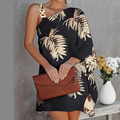 Elegant Summer Print Dress for Women