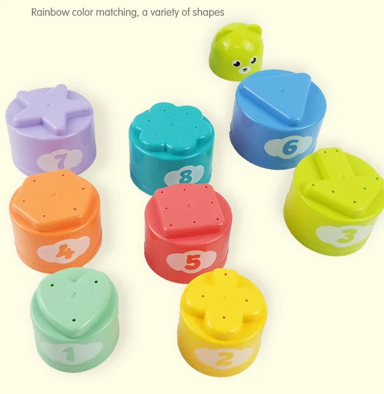 Kid Brain Response Battle Fold Cup Game – Speed Stacking Competition