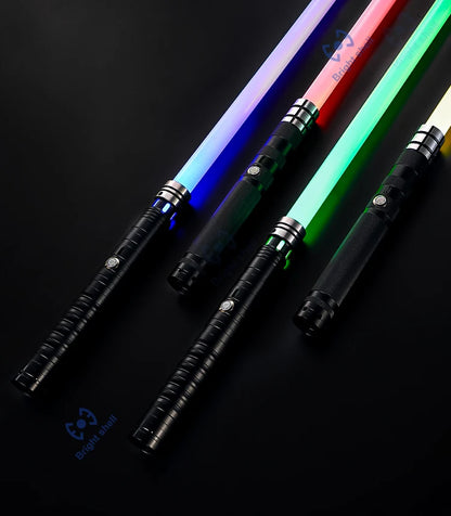RGB Metal Lightsaber Laser Sword – 15 Color Change with Sound Effects