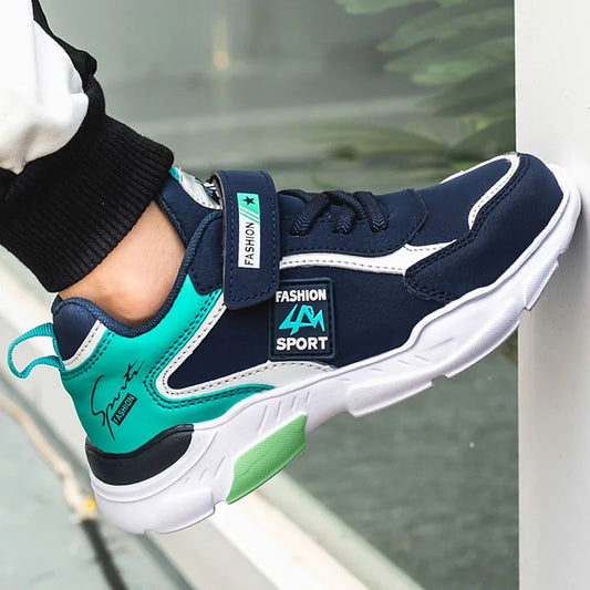 Kids’ Lightweight Sports Sneakers – Breathable Running Shoes for All Seasons