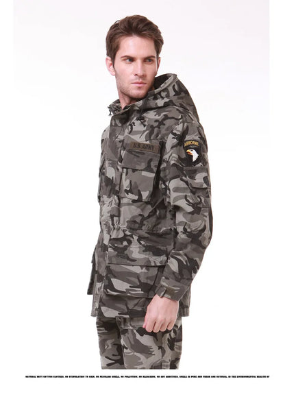 US Military Fleece Tactical Windbreaker Jacket