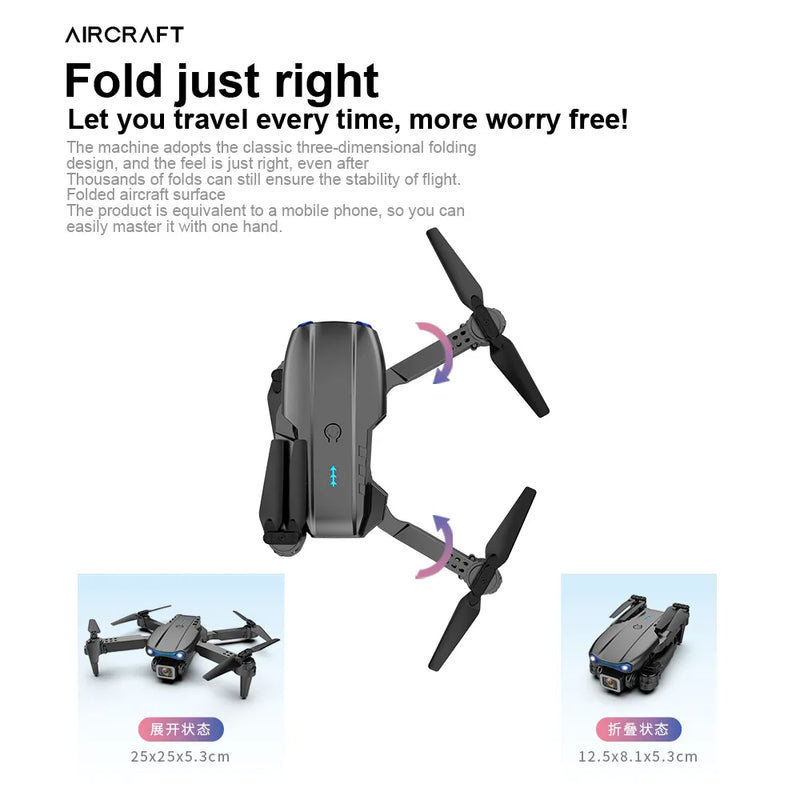 4K Dual Camera Quadcopter with Obstacle Avoidance