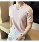 Men's Summer Ice Silk Cotton T-Shirt