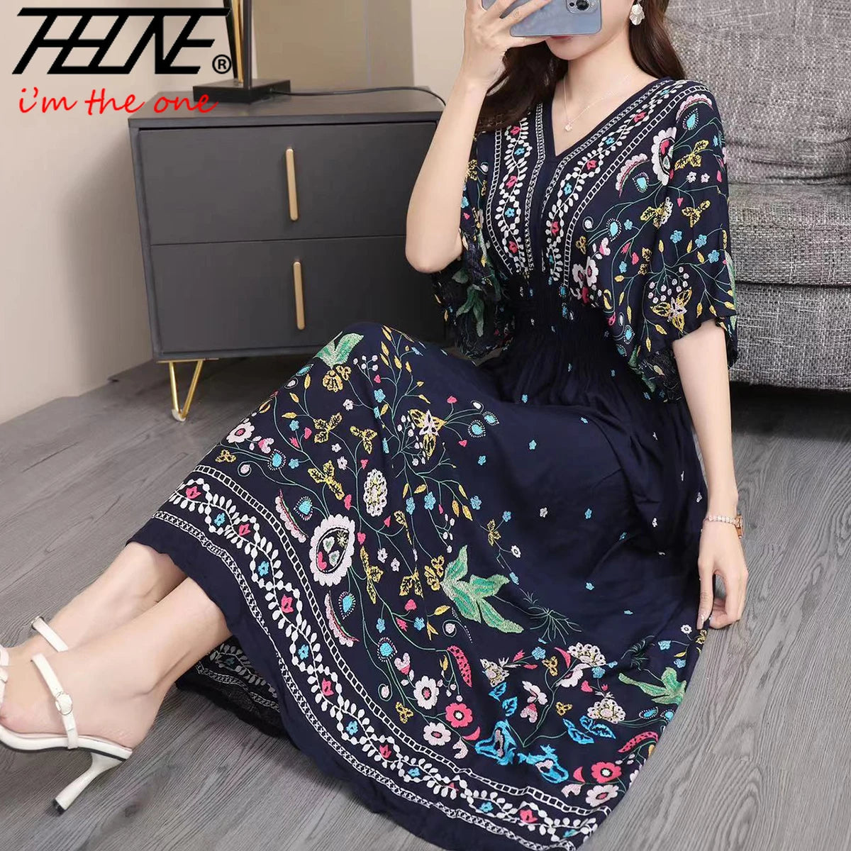 Women’s Vintage Summer Beach Dress