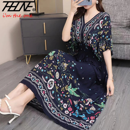 Women’s Vintage Summer Beach Dress