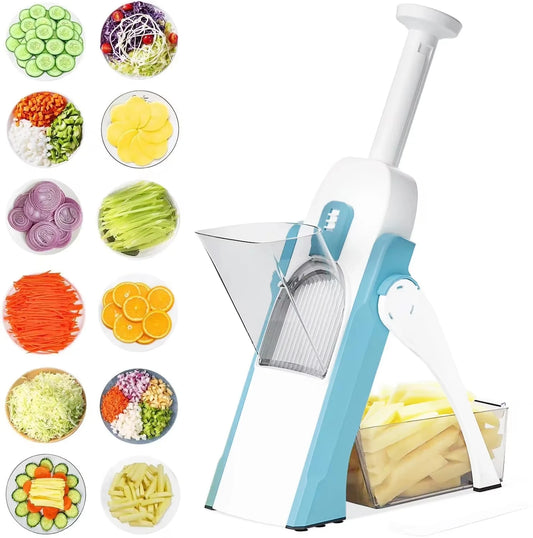 5 in 1 Multifunctional Vegetable Slicer Grater Cutter Kitchen Tool Set