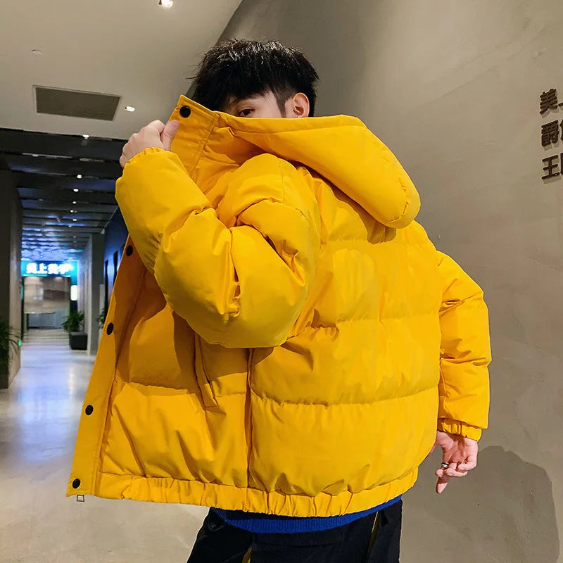 Men's Harajuku Colorful Bubble Winter Jacket